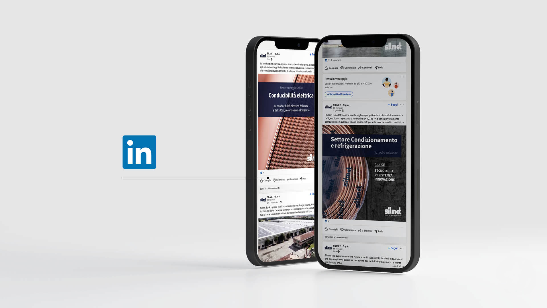 Silmet — pagina LinkedIn e content strategy
