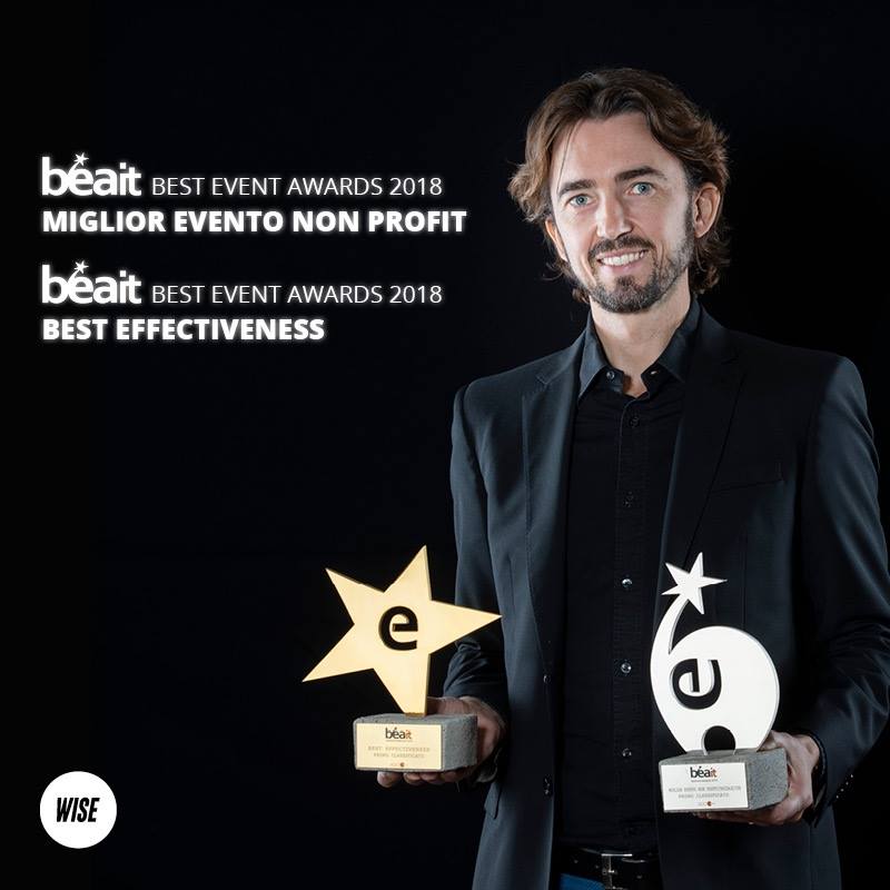Luca Mastrostefano CEO Gruppo WISE - Vincitore BEA Best Event Awards 2018