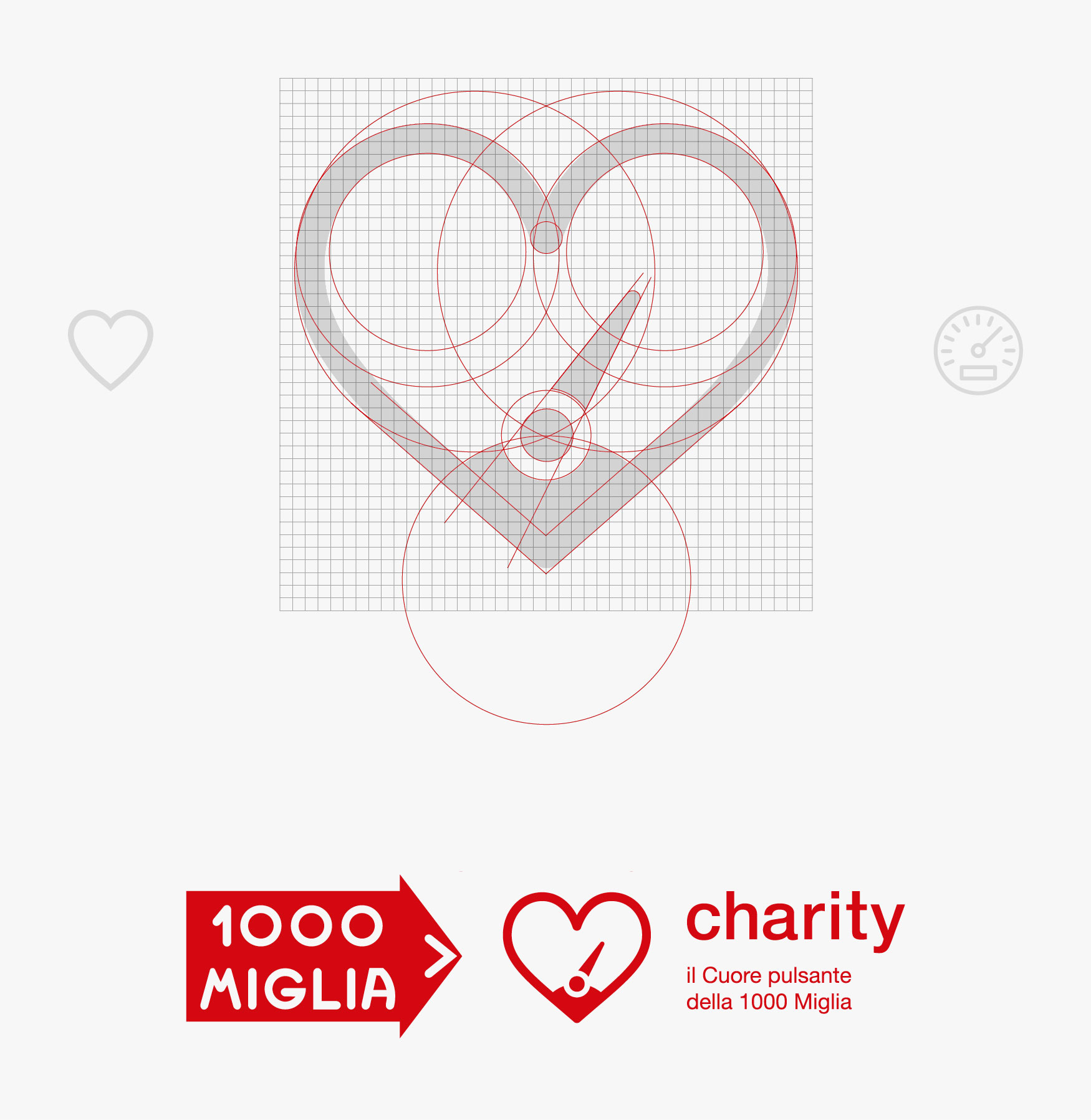 Brand concept design mille miglia charity