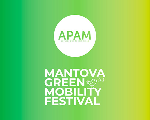 Concept visual logo Mantova green mobility festival 2019