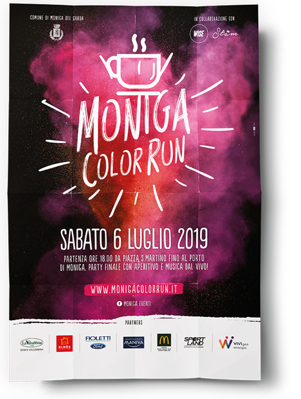 Visual organizzazione eventi - Color Run 2019