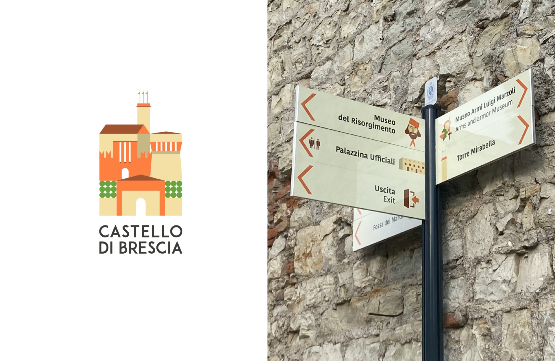 Brescia Castle has a new Brand Identity to celebrate the year of Bergamo Brescia Italian Capital of Culture 2023