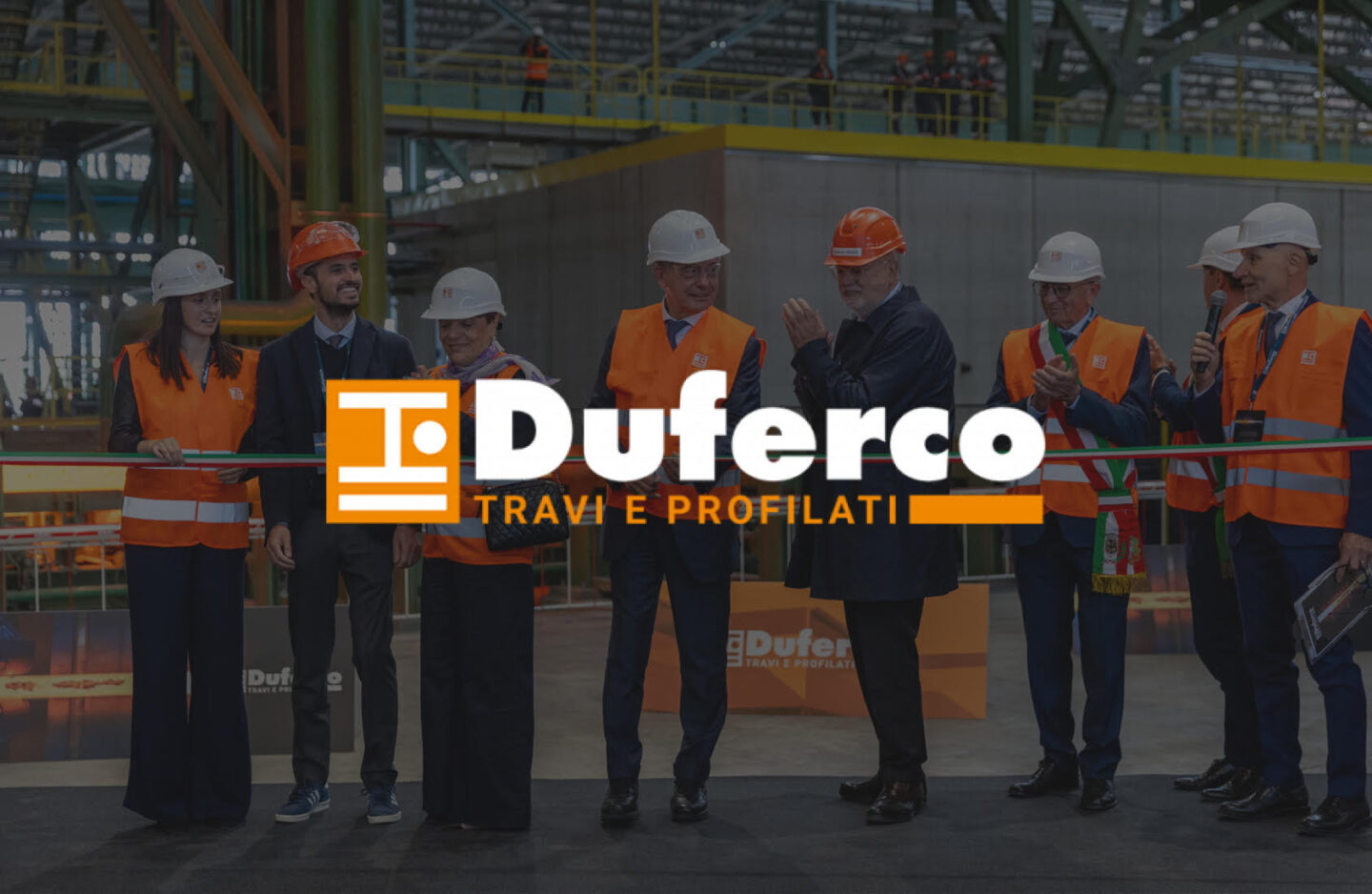 Gruppo WISE SB supports Duferco in the event celebrating its new 250-million-euro investment
