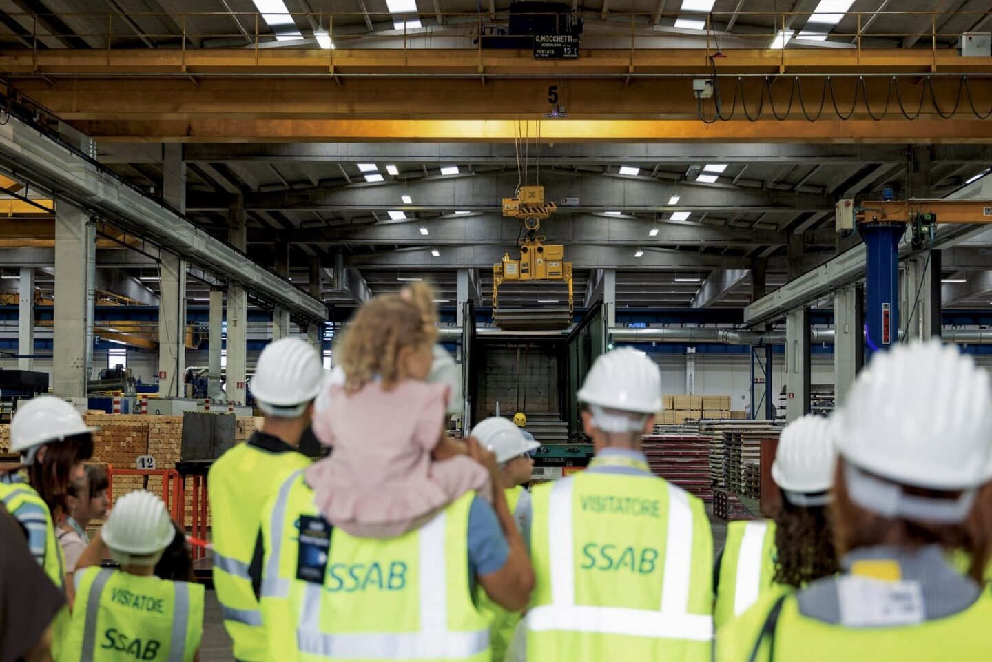 SSAB opens the doors of its Ghedi plant: an event for customers, employees and families