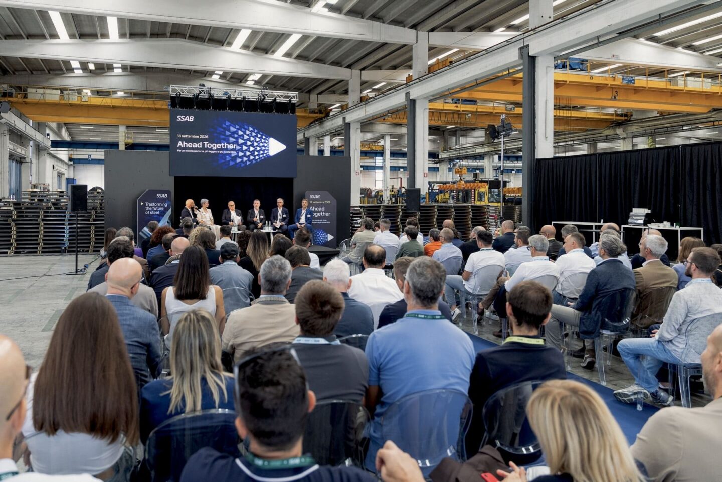 SSAB opens the doors of its Ghedi plant: an event for customers, employees and families
